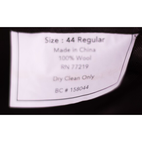 mens Brown Striped JOSEPH & FEISS blazer jacket sport suit coat classic fit 44R - Picture 9 of 11